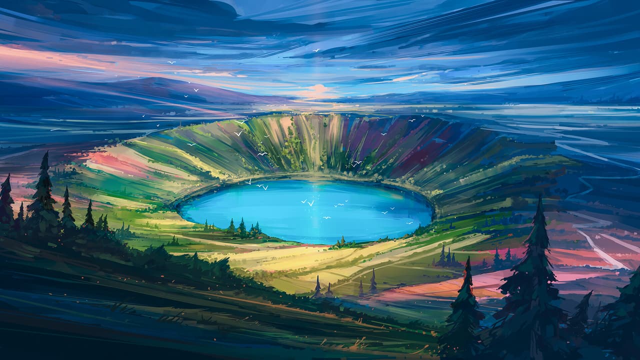 Digital Painting, Landscape, Sky