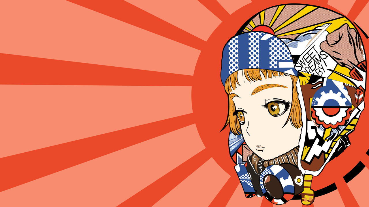 Vector Trace, Anime Girls, Sunburst