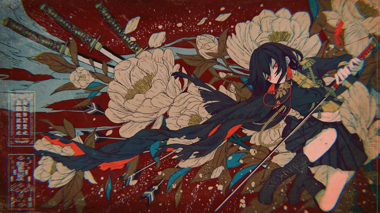 Washiya0, Anime Girls, Katana