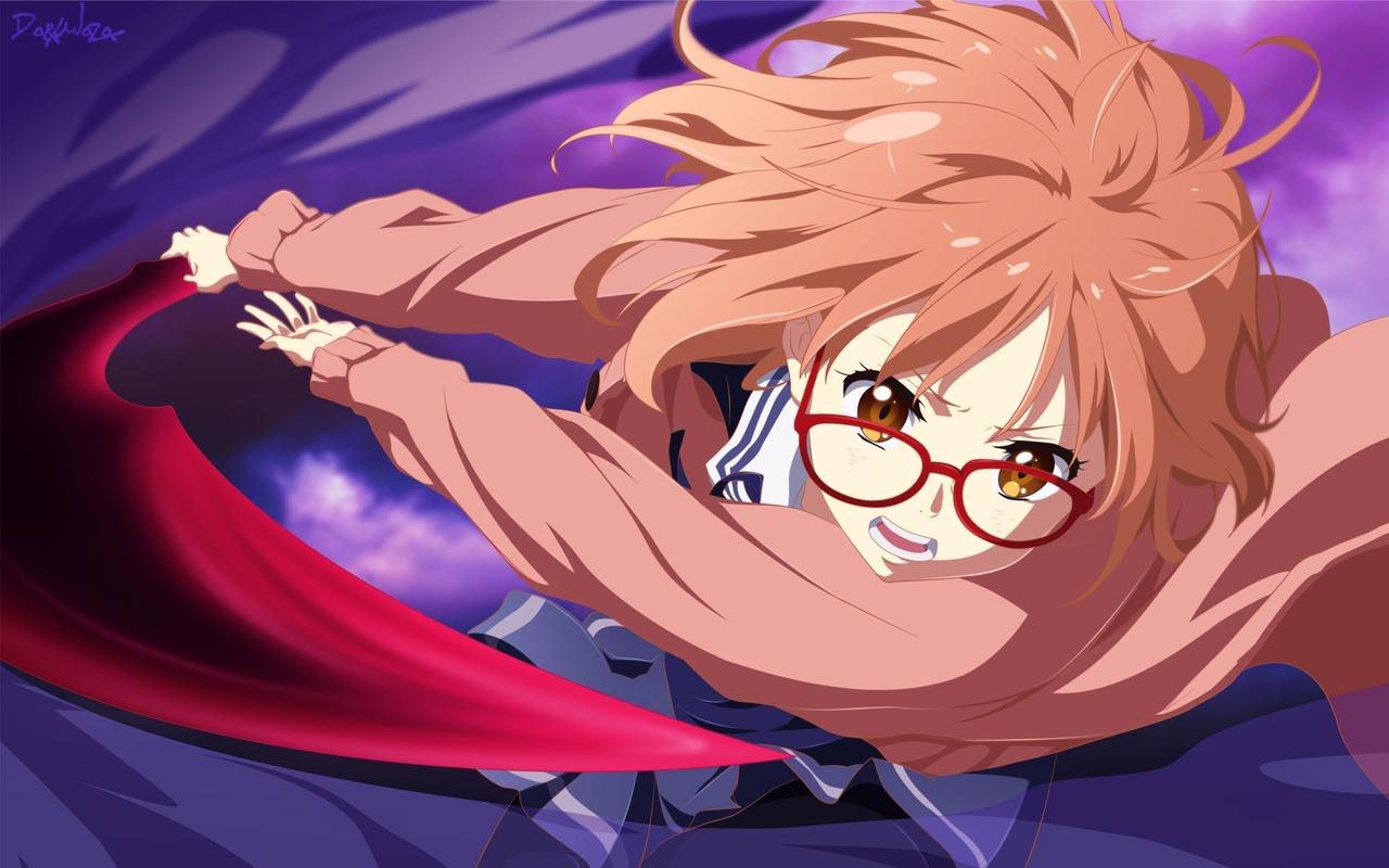 Kyoukai No Kanata, Kuriyama Mirai, Pink Hair