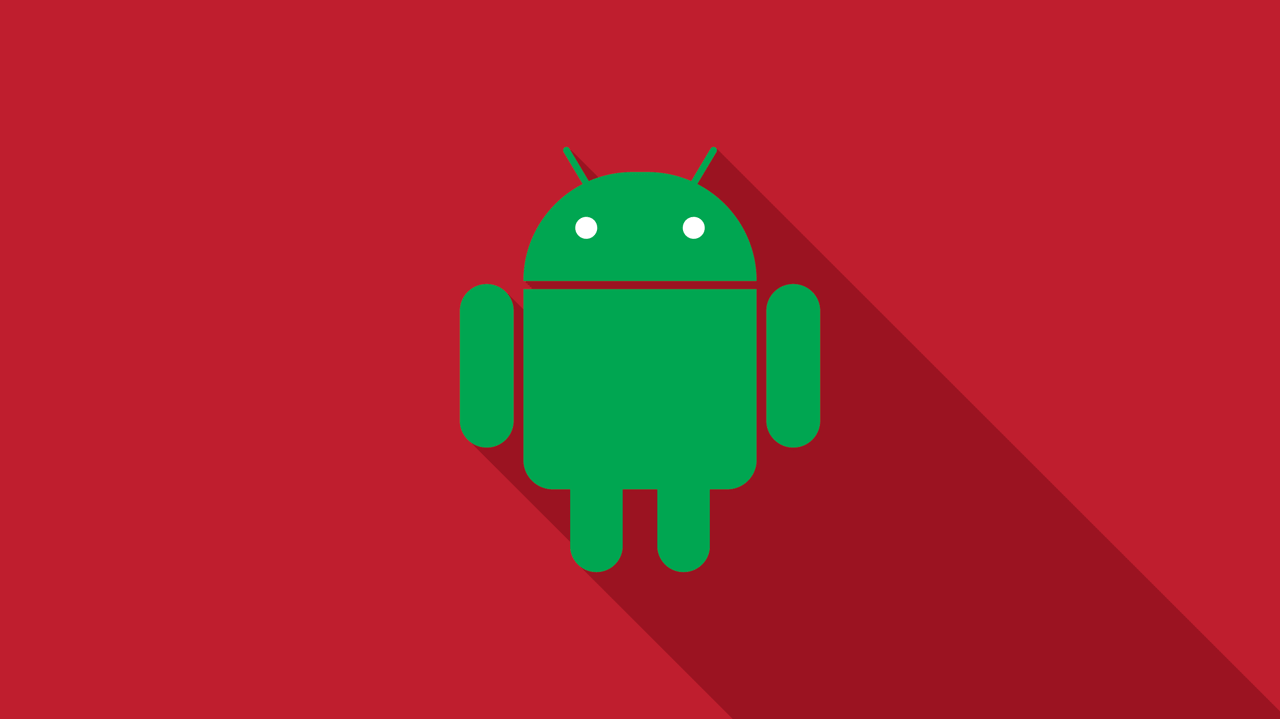 Android (Operating System), Red Background, Android Marshmallow