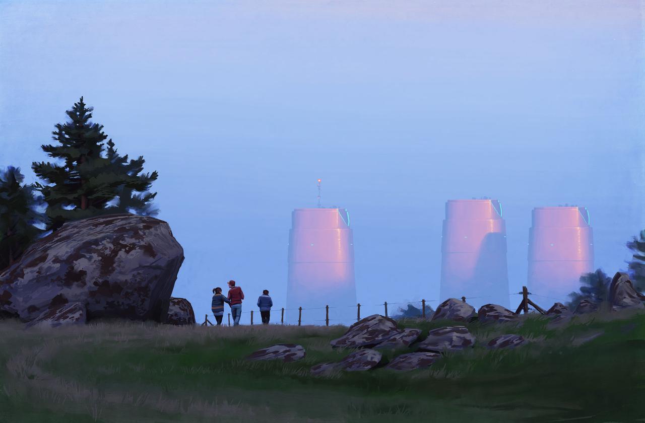 Simon StåLenhag, Sky, Plants