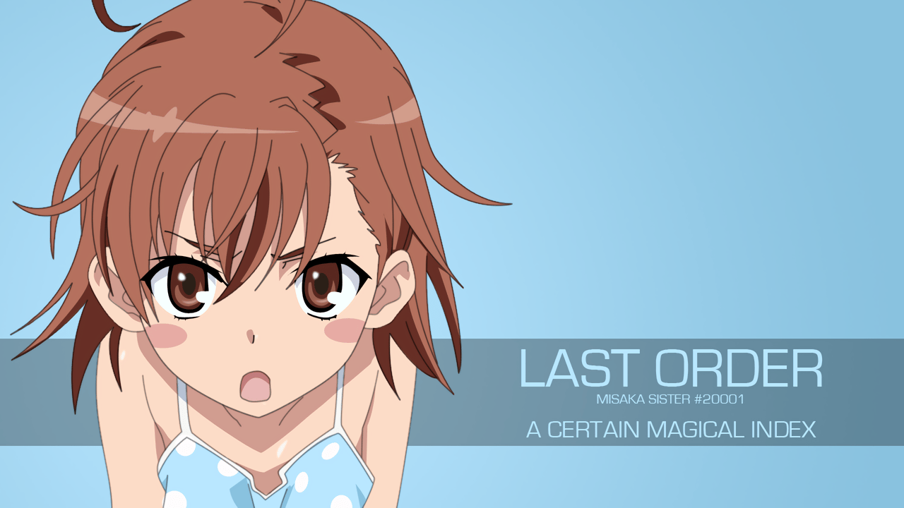 To Aru Majutsu No Index, Anime Girls, Last Order