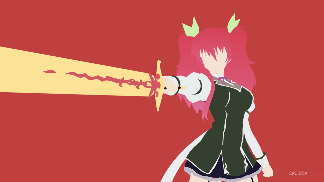 Anime Girls, Rakudai Kishi No Cavalry, Stella Vermillion