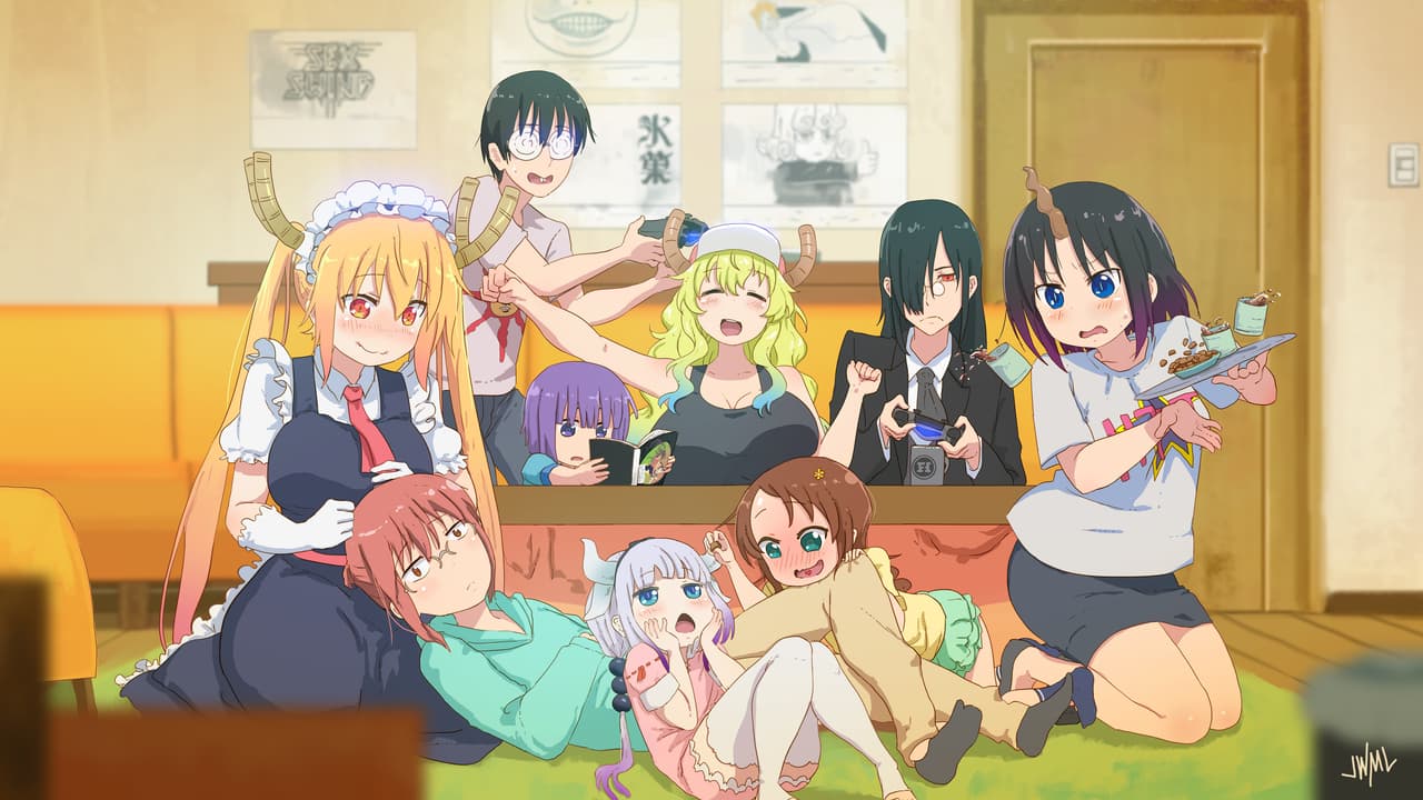 Kobayashi-San Chi No Maid Dragon, Tohru (Kobayashi-San Chi No Maid Dragon), Kanna Kamui…