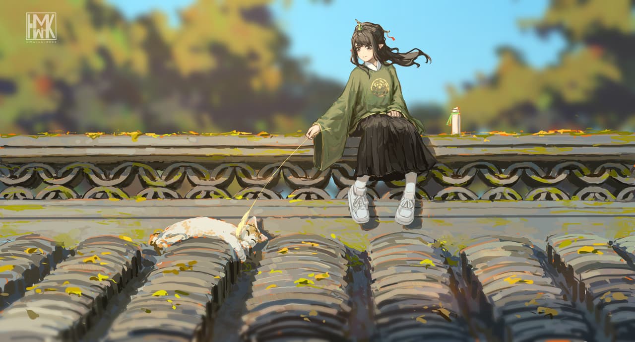 Hua Ming, Anime Girls, Illustration