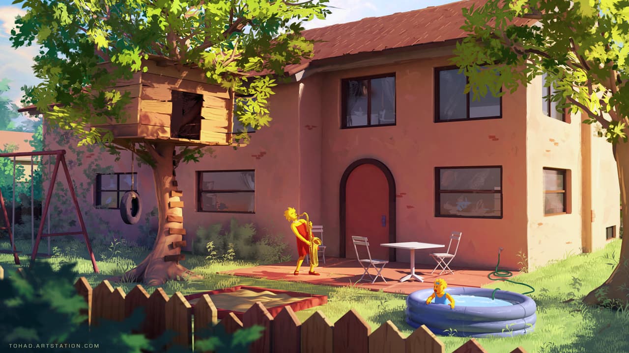 Sylvain Sarrailh, Artwork, The Simpsons