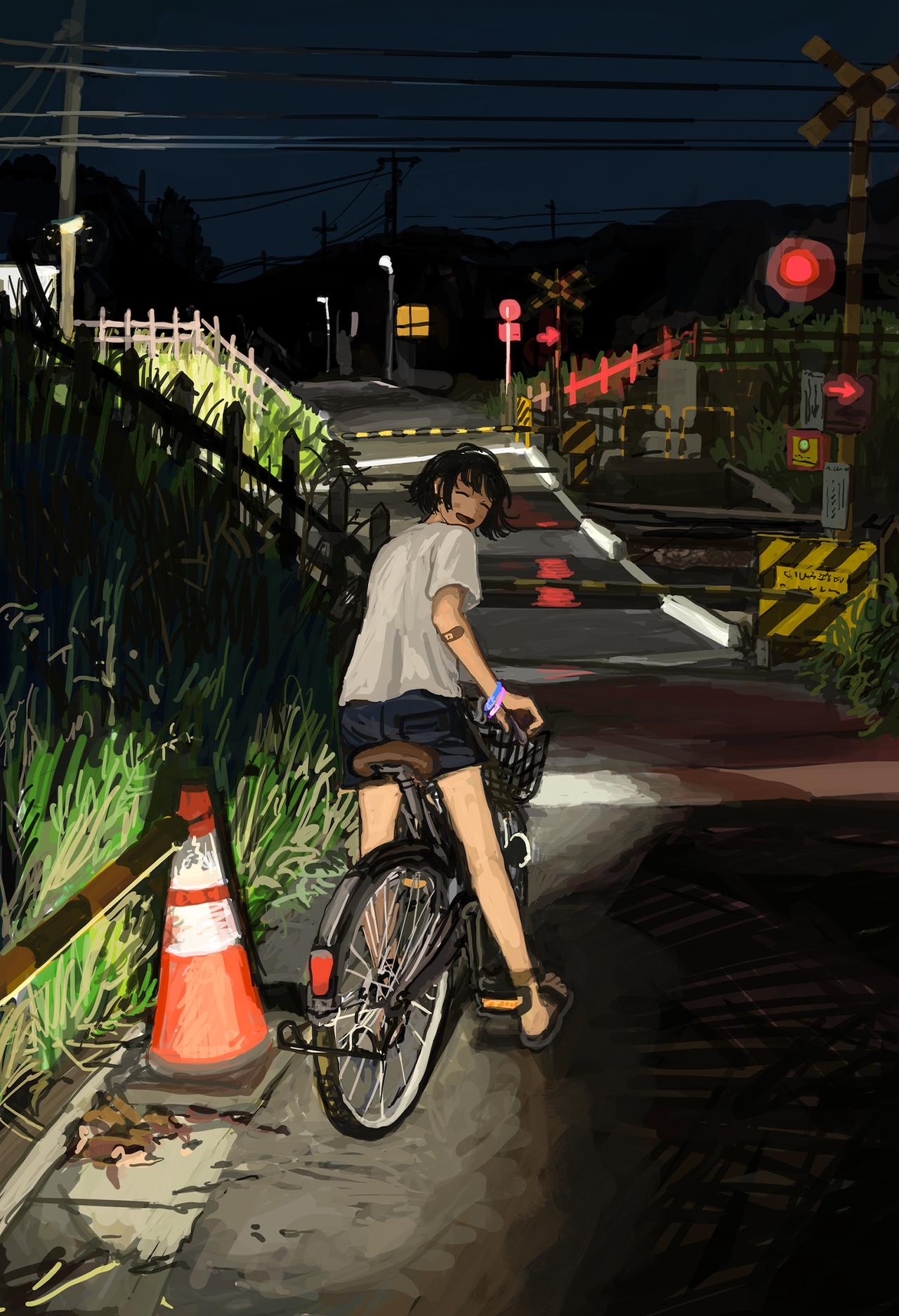 Manahamu, Bicycle, Happy