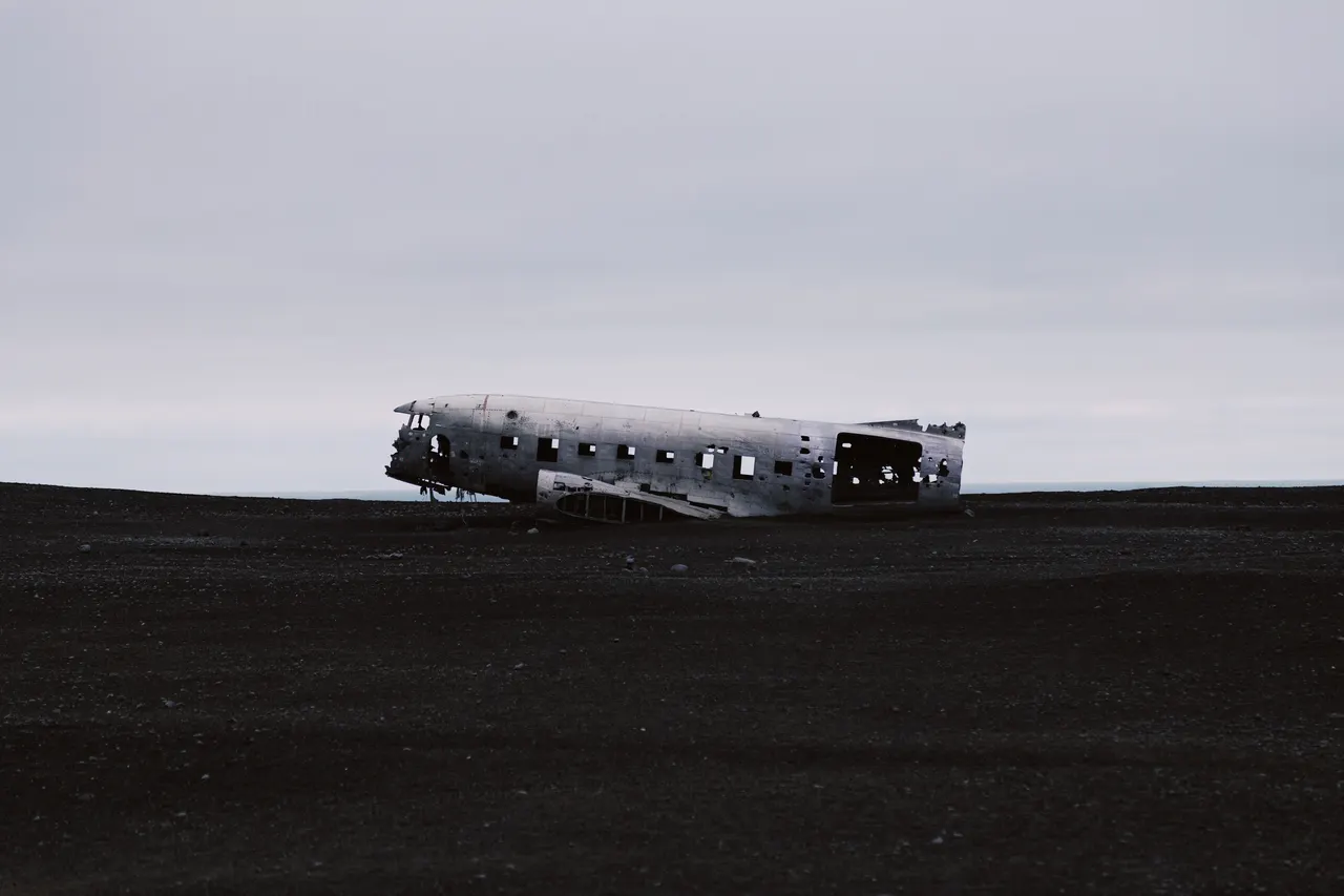 A plane on the ground