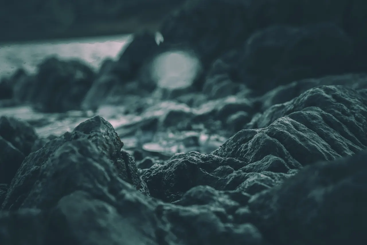 A close up of rocks