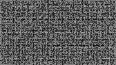A black and white maze