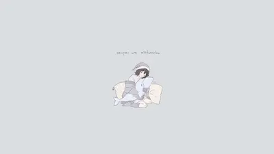 A cartoon of a girl with a pillow