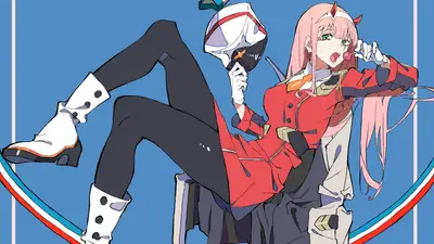 A cartoon of a woman sitting on a chair