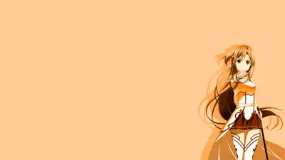 A cartoon of a woman with long brown hair
