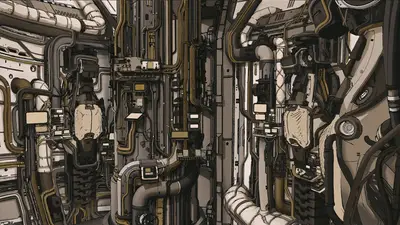 A computer generated image of a machine