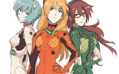 A group of cartoon women