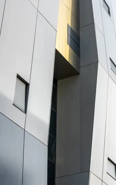 A building with a window