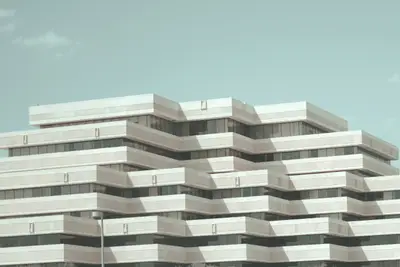 A building with many windows