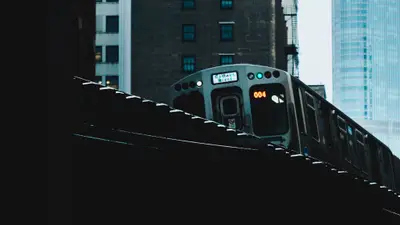 A train on a track