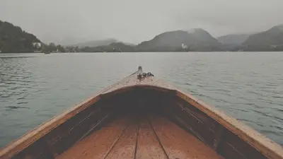 A boat on the water