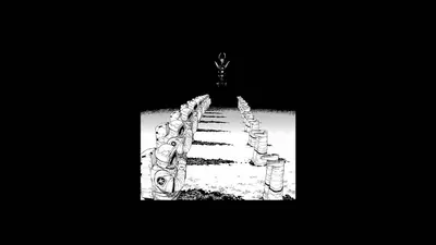 A black and white image of a line of astronaut's