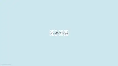 A blue background with white text