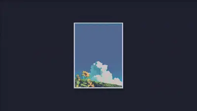 A blue sky with clouds