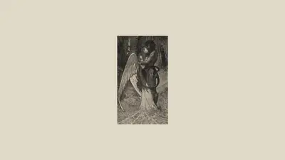 A man holding a devil