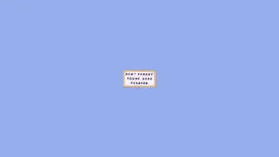 A sign on a blue background