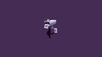A video game of a video camera