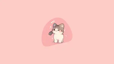 A cartoon of a cat
