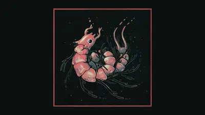 A cartoon of a sea creature