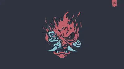 A cartoon of a fire face