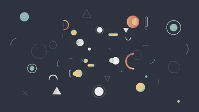 A group of geometric shapes